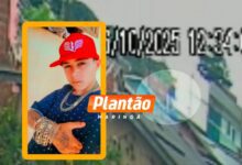 Fotos de Câmera registra execução de jovem e mostra que a vítima foi executada em cima de telhado em Sarandi