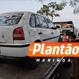 Fotos de Casal é preso após roubo a transportadora em Maringá