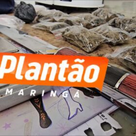 Fotos de Casal é preso após roubo a transportadora em Maringá