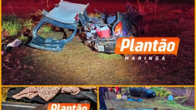 Fotos de Duas pessoas morrem e seis ficam feridas em grave acidente na PR-317, entre Maringá e Campo Mourão