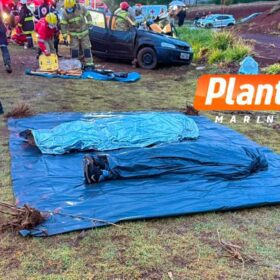 Fotos de Duas pessoas morrem e várias ficam feridas em grave acidente na PR-317 entre Campo Mourão e Maringá