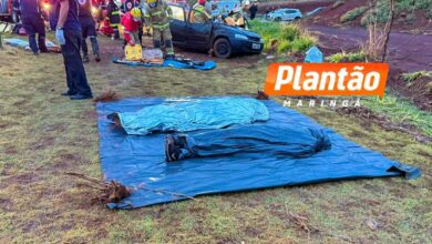 Fotos de Duas pessoas morrem e várias ficam feridas em grave acidente na PR-317 entre Campo Mourão e Maringá
