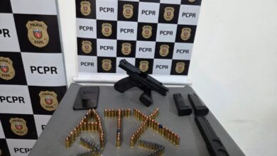 Fotos de Foragido por tráfico de drogas é preso com pistola e munições em Maringá