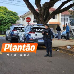 Fotos de Homem é encontrado morto com ferimentos na cabeça na frente do Centro POP, em Maringá