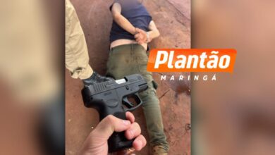 Fotos de Homem é preso após efetuar disparos de arma de fogo em via pública