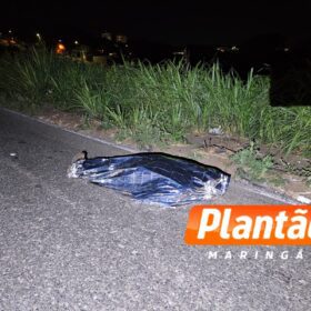 Pedestre conhecido por usar roupa camuflada morre atropelado no Contorno Sul de Maringá Foto 3 Fotos de Pedestre conhecido por usar roupa camuflada morre atropelado no Contorno Sul de Maringá