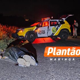 Pedestre conhecido por usar roupa camuflada morre atropelado no Contorno Sul de Maringá Foto 1 Fotos de Pedestre conhecido por usar roupa camuflada morre atropelado no Contorno Sul de Maringá