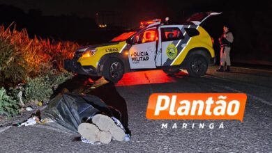 Fotos de Homem morre atropelado na Avenida Sincler Sambatti em Maringá; motorista caiu em ribanceira após o acidente