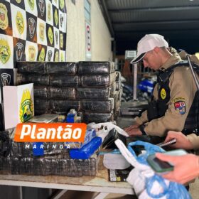 Fotos de Mãe e filha são presas com mais de 340 kg de maconha durante Blitz em Maringá