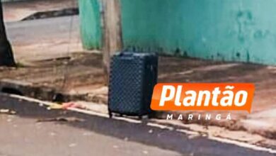 Fotos de Mala suspeita é deixada em via pública e área é isolada em Sarandi
