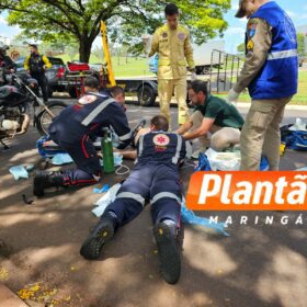 Motociclista morre após sofrer grave queda na Avenida Tuiuti, em Maringá Foto 7 Fotos de Motociclista morre após sofrer grave queda na Avenida Tuiuti, em Maringá
