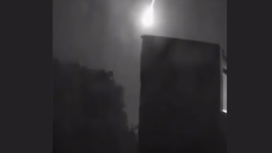 Fotos de Passagem de meteoro chama a atenção em Maringá e região; câmeras de segurança registraram clarão no céu