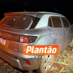 Traficante é vítima de uma tentativa de assalto e tem carro crivado de balas entre Maringá e Floresta Foto 1 Fotos de Traficante é vítima de uma tentativa de assalto e tem carro crivado de balas entre Maringá e Floresta