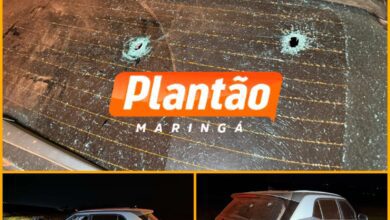 Fotos de Traficante é vítima de uma tentativa de assalto e tem carro crivado de balas entre Maringá e Floresta