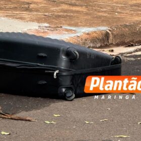 Vídeo flagra motociclista abandonando mala que mobilizou equipes de segurança em Sarandi Foto 2 Fotos de Vídeo flagra motociclista abandonando mala que mobilizou equipes de segurança em Sarandi