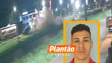 Fotos de Imagens impressionantes mostram motorista morrendo após grave acidente na BR-376, em Sarandi