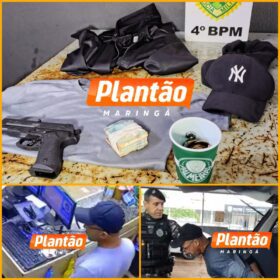 Assaltante condenado em SP é preso em Maringá após série de roubos a postos de combustíveis Foto 1 Fotos de Assaltante condenado em SP é preso em Maringá após série de roubos a postos de combustíveis