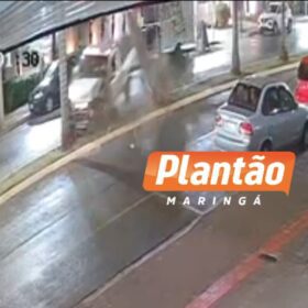 Fotos de Câmera registra grave acidente que deixou três mulheres feridas em Maringá