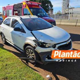 Fotos de Capacete salva a vida de homem após acidente com moto de alta cilindrada em Maringá