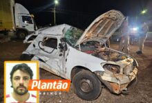 Fotos de Carro roda na pista e motorista morre ao atingir caminhão no Contorno Sul em Maringá