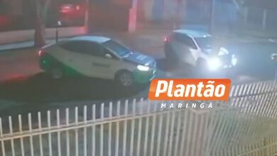 Fotos de Criminosos invadem UBS Parigot de Souza e realizam manobras com carros roubados em Maringá
