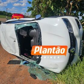 Fotos de Duas idosas ficam feridas após capotamento, em Sarandi