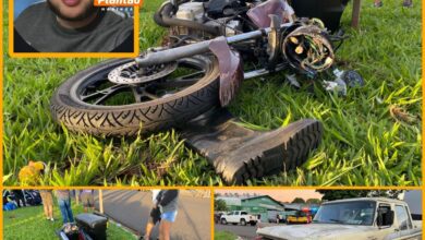 Fotos de Fatalidade na Morangueira: Motociclista é arremessado e morre após batida com caminhonete