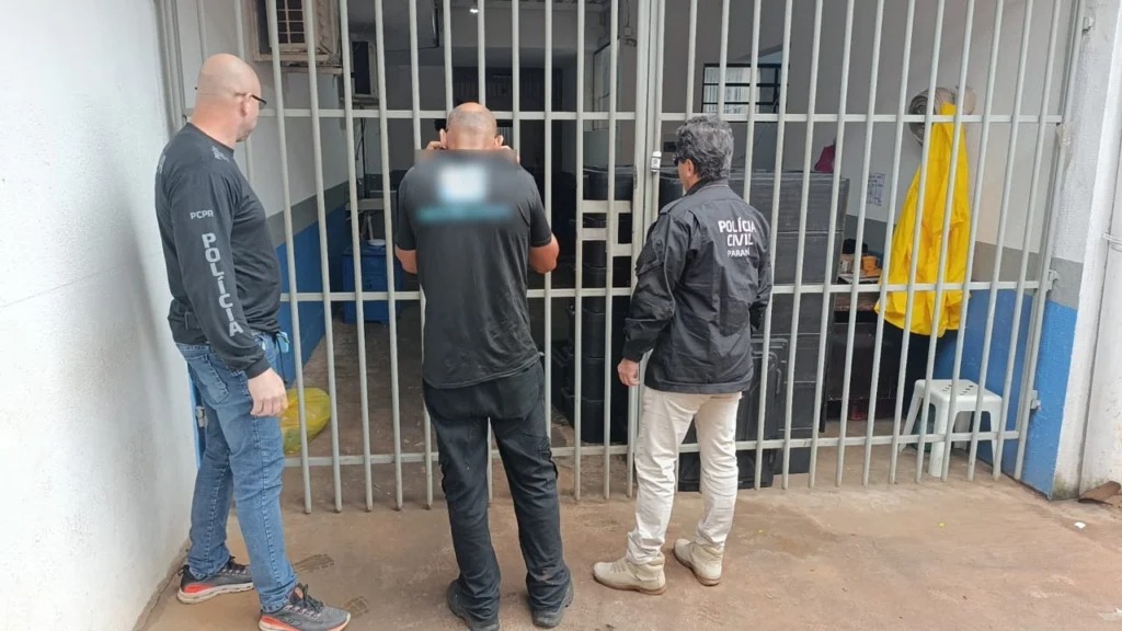 Homem condenado por estuprar criança de 5 anos é preso em Maringá Foto 1 Fotos de Homem condenado por estuprar criança de 5 anos é preso em Maringá
