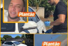 Fotos de Homem desaparece em Maringá; família acredita em sequestro. Carro de luxo da vítima foi localizado abandonado em fundo de vale cheio de moscas em volta