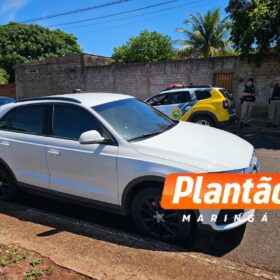Fotos de Homem desaparece em Maringá; família acredita em sequestro. Carro de luxo da vítima foi localizado abandonado em fundo de vale cheio de moscas em volta