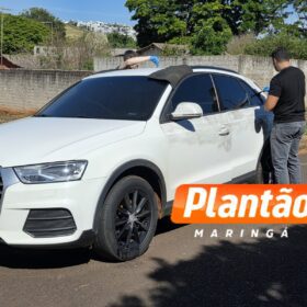 Fotos de Homem desaparece em Maringá; família acredita em sequestro. Carro de luxo da vítima foi localizado abandonado em fundo de vale cheio de moscas em volta
