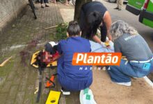 Fotos de Homem é agredido e socorrido após ser acusado de praticar furtos