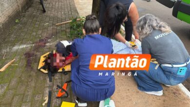 Fotos de Homem é agredido e socorrido após ser acusado de praticar furtos