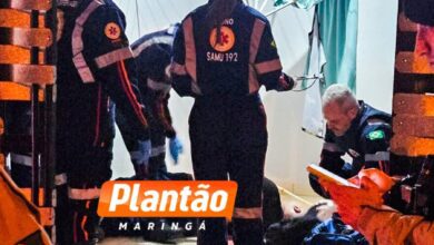 Fotos de Homem é executado a tiros dentro de residência em mandaguaçu