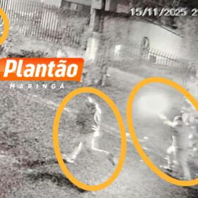 Fotos de Homens encapuzados armados de pistola executam homem em Maringá; câmeras de segurança registram o crime