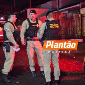 Fotos de Homens encapuzados armados de pistola executam homem em Maringá; câmeras de segurança registram o crime