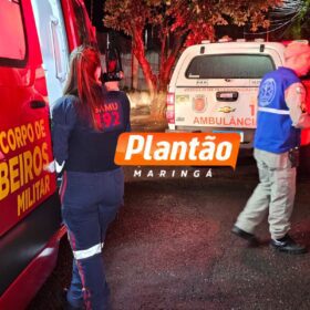 Fotos de Homens encapuzados armados de pistola executam homem em Maringá; câmeras de segurança registram o crime