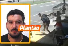 Fotos de Homem é morto a facadas em Maringá; câmera registra o crime