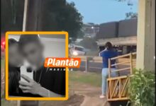 Fotos de Vídeo mostra acidente que matou adolescente na BR-376 entre Maringá e Mandaguaçu 