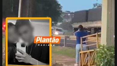 Fotos de Vídeo mostra acidente que matou adolescente na BR-376 entre Maringá e Mandaguaçu 