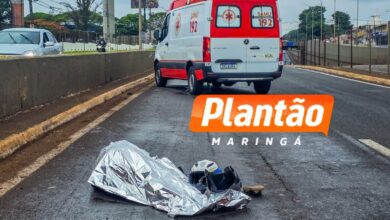 Fotos de Pai morre e filho de 15 fica ferido em acidente na Avenida Colombo, em Maringá