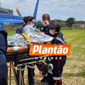 Jovem é intubado e resgatado de helicóptero após bater moto de alta cilindrada contra cerca Foto 5 Fotos de Jovem é intubado e resgatado de helicóptero após bater moto de alta cilindrada contra cerca