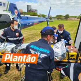 Jovem é intubado e resgatado de helicóptero após bater moto de alta cilindrada contra cerca Foto 6 Fotos de Jovem é intubado e resgatado de helicóptero após bater moto de alta cilindrada contra cerca