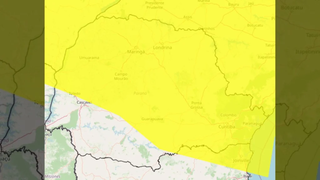 Mais de 300 cidades do Paraná entram em novo alerta de tempestade; confira a lista completa Foto 1 Fotos de Mais de 300 cidades do Paraná entram em novo alerta de tempestade; confira a lista completa