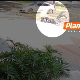 Moça corre risco de amputar pé após motorista avançar preferencial em Maringá Foto 1 Fotos de Moça corre risco de amputar pé após motorista avançar preferencial em Maringá