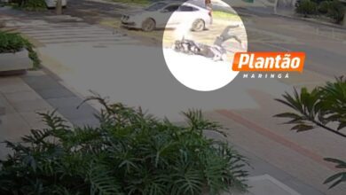 Fotos de Moça corre risco de amputar pé após motorista avançar preferencial em Maringá