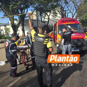 Moça corre risco de amputar pé após motorista avançar preferencial em Maringá Foto 4 Fotos de Moça corre risco de amputar pé após motorista avançar preferencial em Maringá
