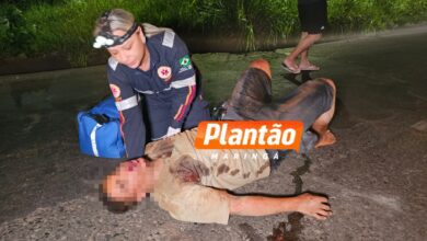 Fotos de Morador de rua é espancado por seis pessoas, em Maringá