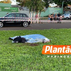 Fotos de Motociclista morre em grave acidente na Avenida Morangueira, em Maringá