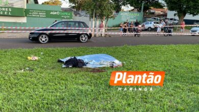 Fotos de Motociclista morre em grave acidente na Avenida Morangueira, em Maringá